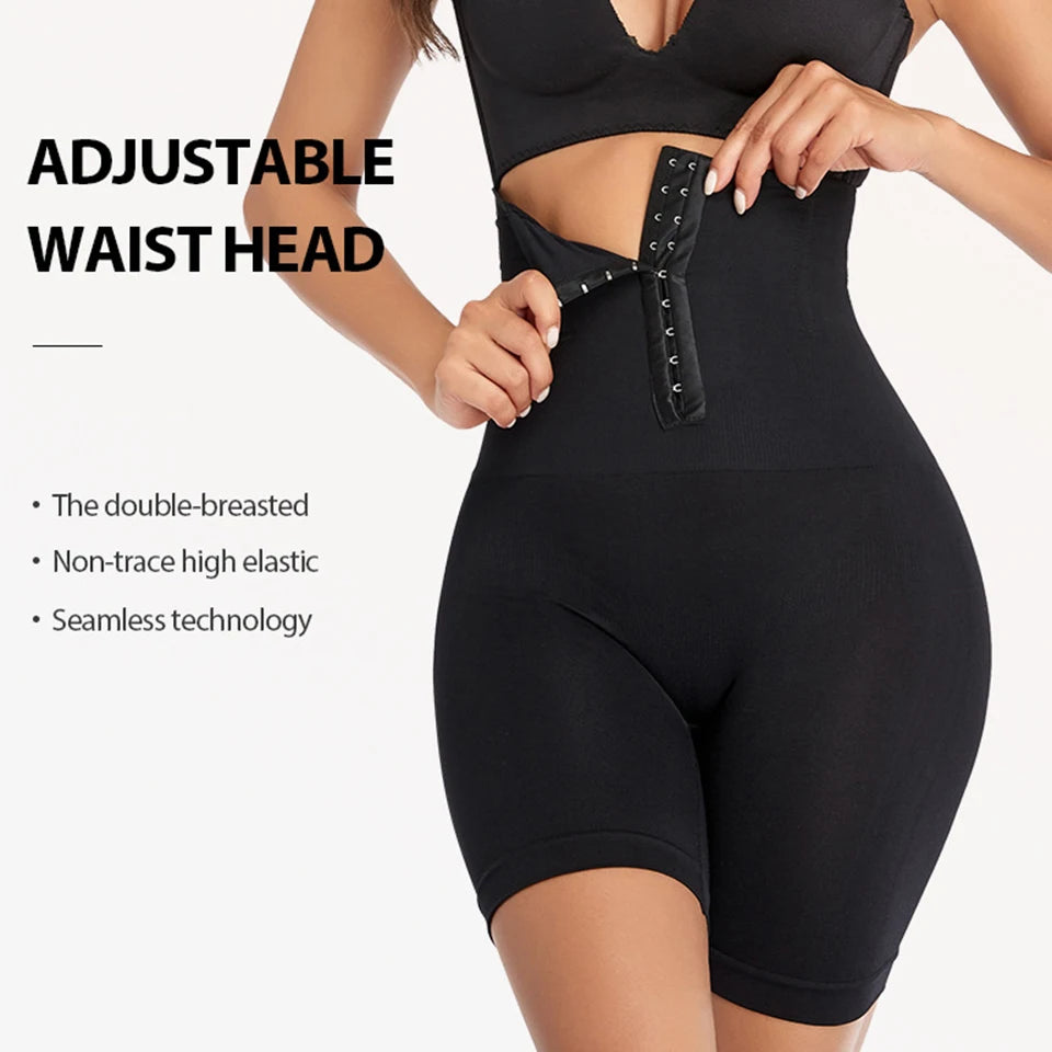 High Waist Butt Lifter Shapewear Shorts – Firm Tummy Control