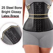 25 Steel Bone Latex Waist Trainer Corset | OWNLUXE
