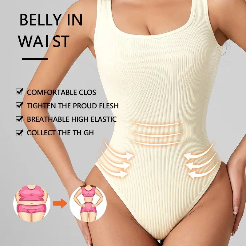 Women's Seamless Tummy Control Shaper Bodysuit