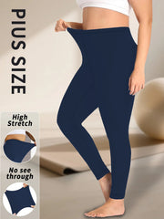 Extended-Size Yoga Running Leggings | OWNLUXE