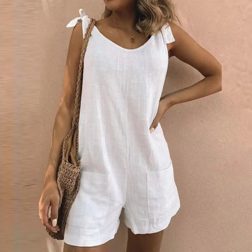 Effortless Summer Romper & Playsuit – Casual Chic with Pockets & High Stretch