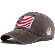 Cotton Retro Baseball Cap Flag | OWNLUXE