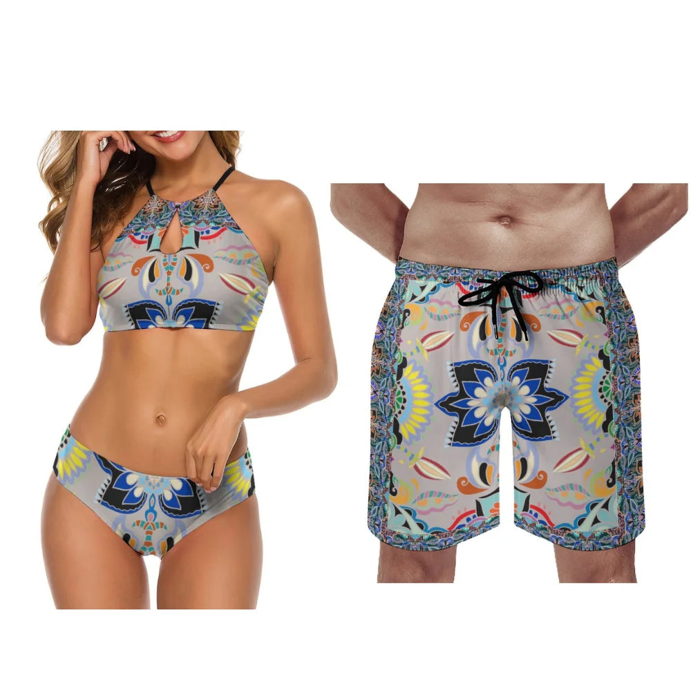 Unisex Customizable Bandana Bikini | OWNLUXE