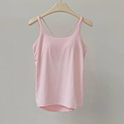Padded Nylon Sports Bra | OWNLUXE