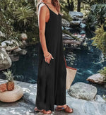 Load image into Gallery viewer, Flared Beach-Style Jumpsuit – Lightweight &amp; Trendy for Spring/Summer

