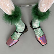 Mesh Ruffle Socks | OWNLUXE