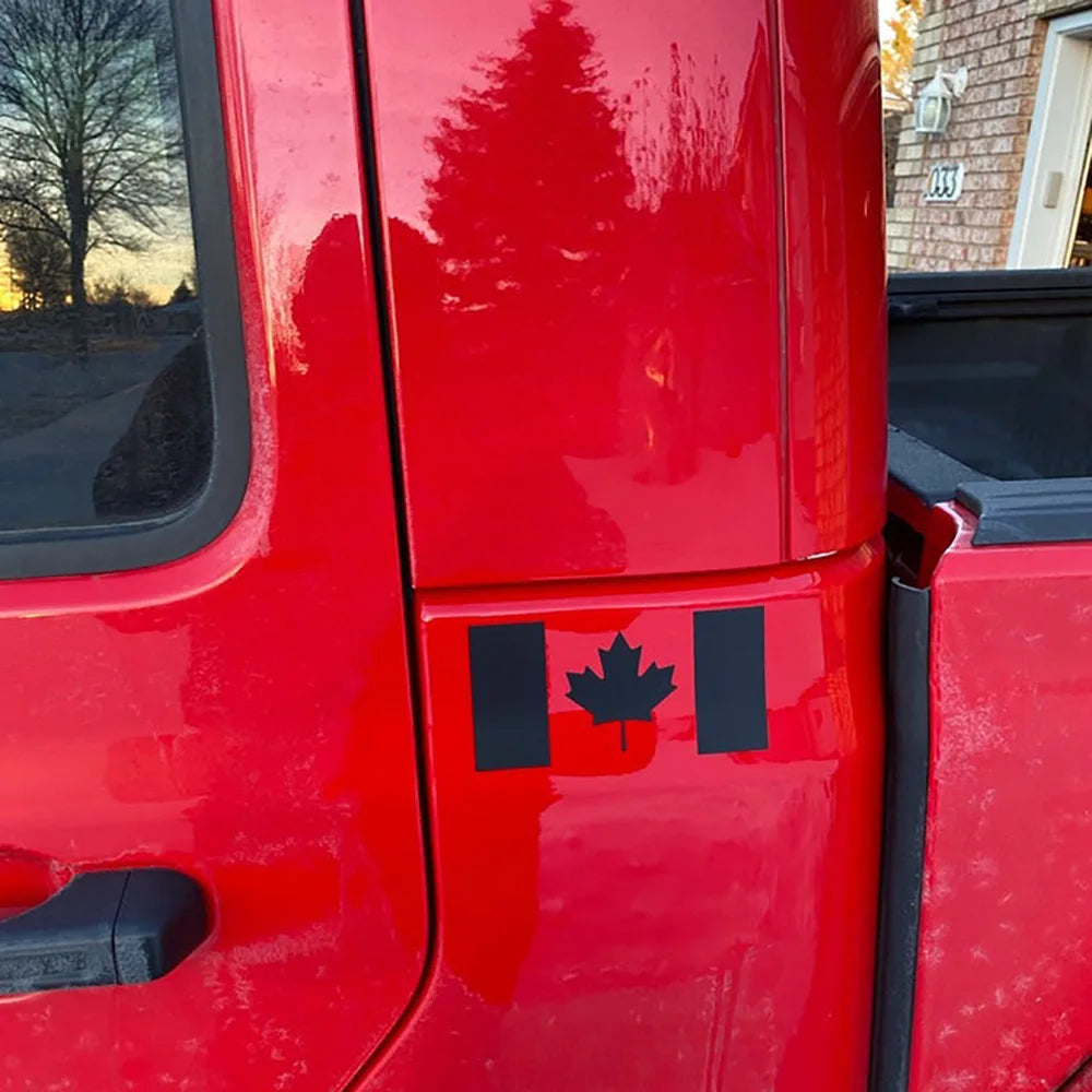 Canada Flag Car Stickers – Vinyl Decals for Windows, Bumper & Interior | OWNLUXE