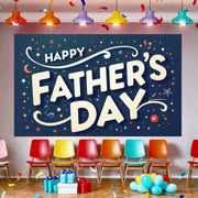 Happy Father’s Day Party Banner – Large 180×110 cm Backdrop