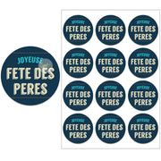 Happy Father's Day Decor Sticker Labels Bonne Fête Des | OWNLUXE