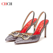 Women's High Heels Sharp Tip Destiny Closed Toe Strappy | OWNLUXE