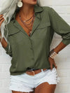 Women's Military Green Top | OWNLUXE