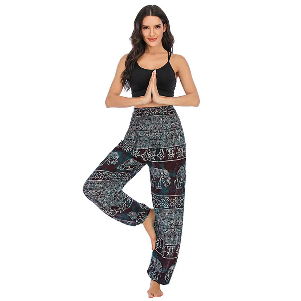 Women’s High-Waist Floral Bloomers – Loose, Lightweight & Boho