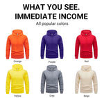 Load image into Gallery viewer, Canada Text With Flag Printing Men'S Hoodies Autumn Loose Sweatshirt Hip Hop Pocket Fleece Warm Sportswears Street Men Clothes
