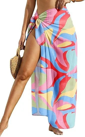 Printed Maxi Floral Wrap Dress | OWNLUXE