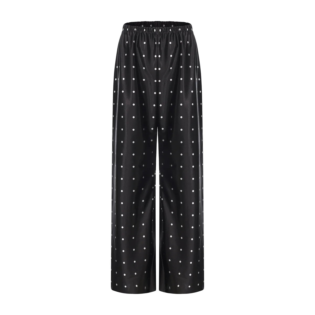 Women's Wide Leg Pants (White) | OWNLUXE