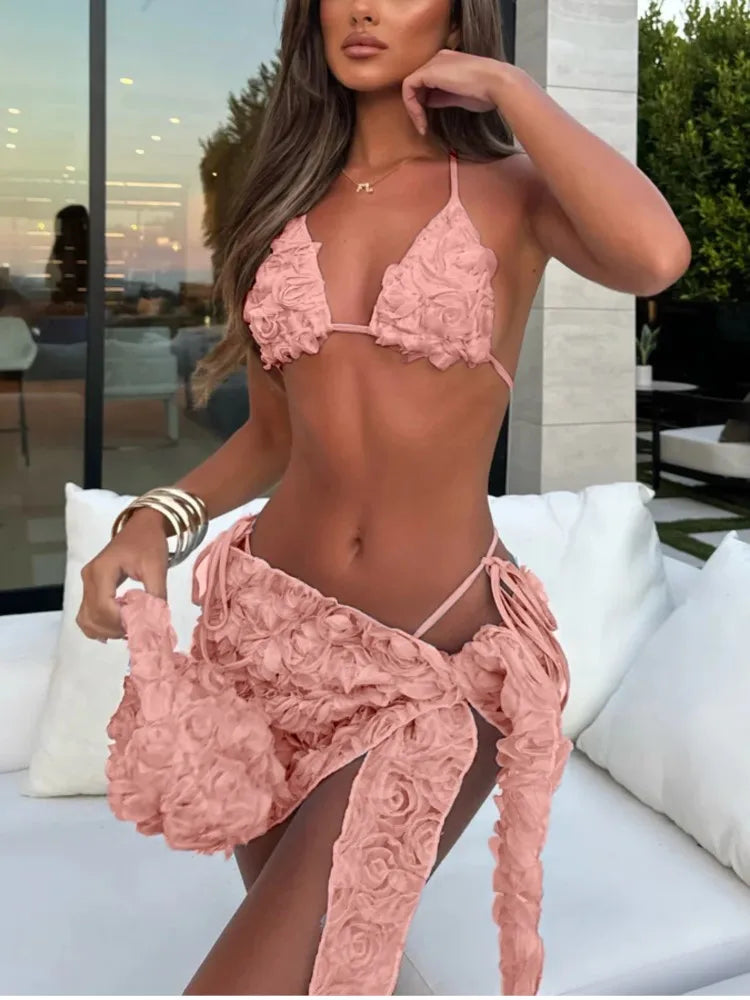 High-Waist Two-Piece Bikini Set – Smooth & Supportive