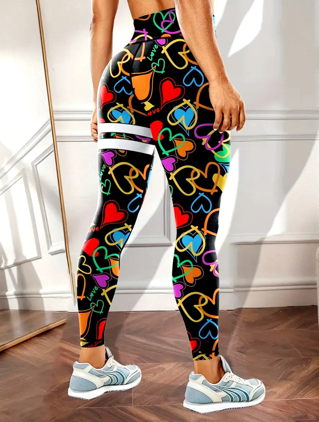 Seamless High-waisted Nude Felling Printed Pants Women's | OWNLUXE