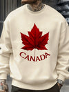 Everyday Canada Maple-Leaf Oversized Sweatshirts | OWNLUXE