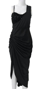 Women's Printed V-Neck A-Line Dress – Elegant, Casual & Versatile