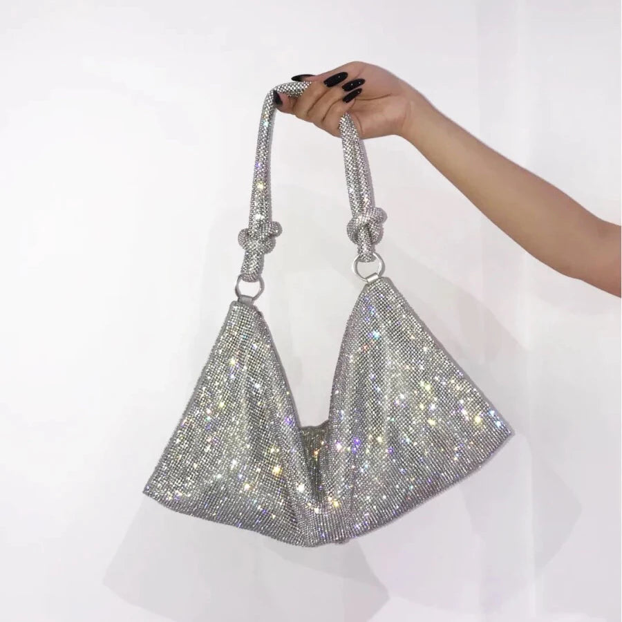 Crystal Hobo Evening Bag | OWNLUXE