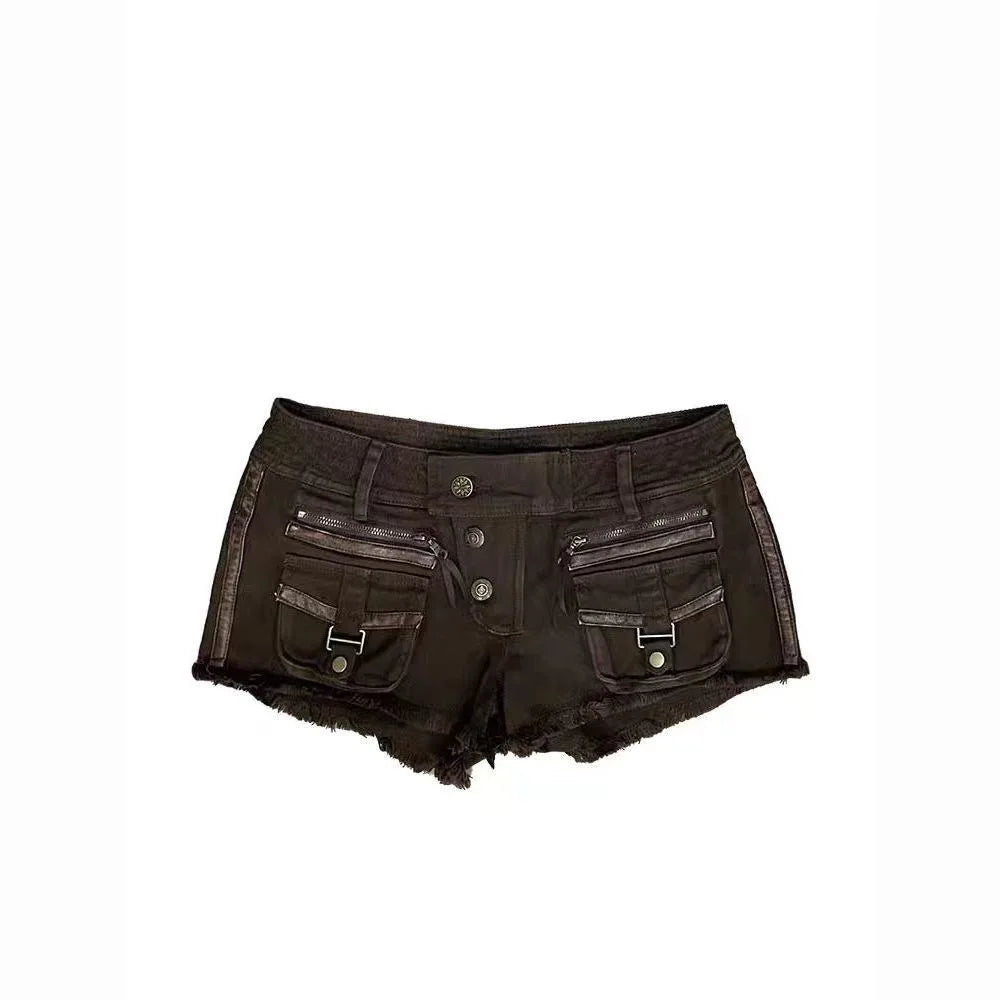 Women's Low Waist Denim Shorts | OWNLUXE