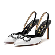 Women's High Heels Sharp Tip Destiny Closed Toe Strappy | OWNLUXE