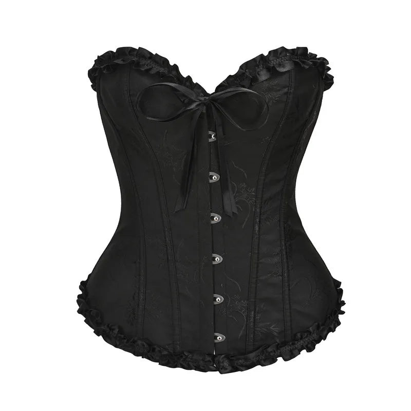 Ruffle Overbust Push-Up Top | OWNLUXE