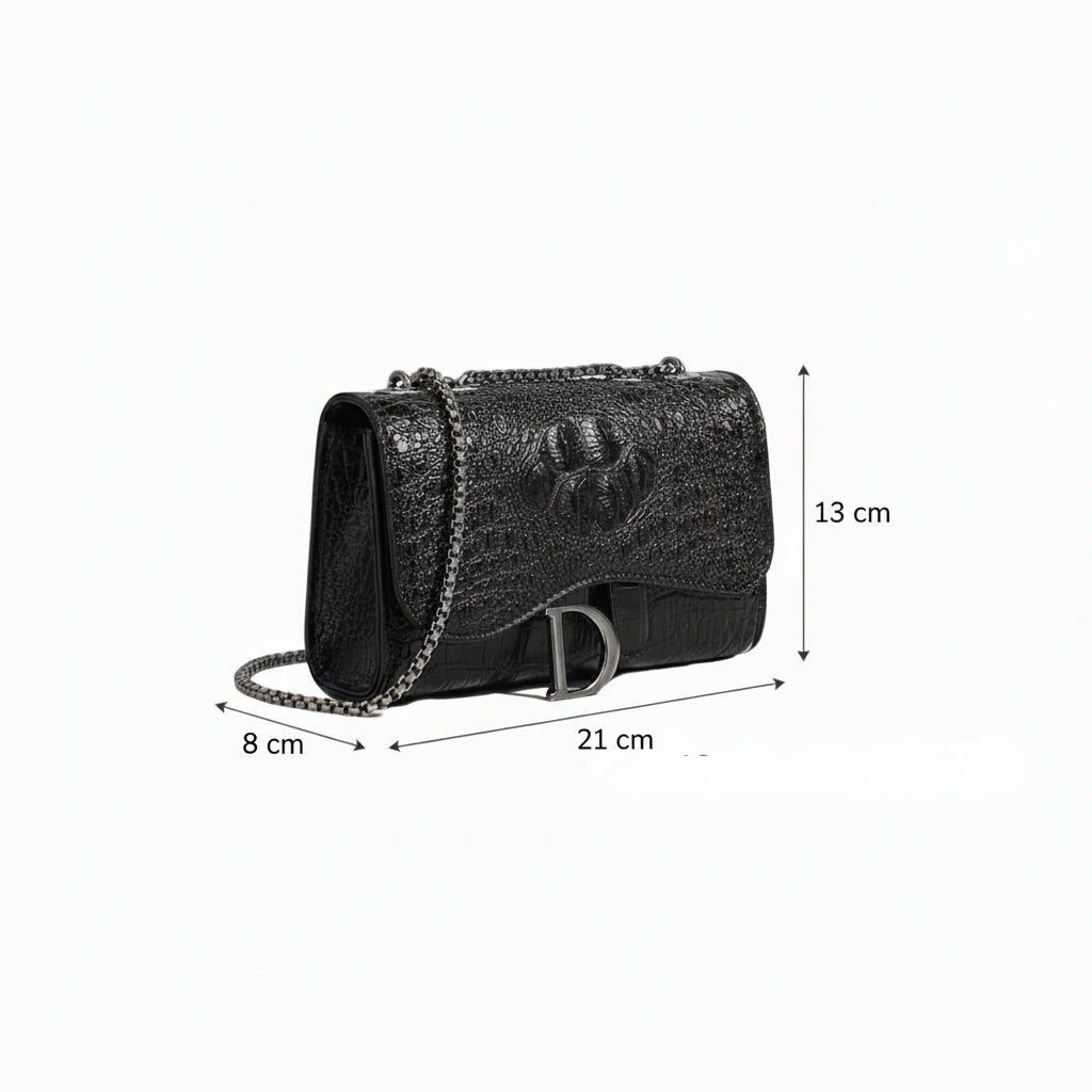 Sequined Chain Crossbody Bag – Luxury Shoulder Messenger Purse | OWNLUXE