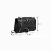 Sequined Chain Crossbody Bag – Luxury Shoulder Messenger Purse | OWNLUXE