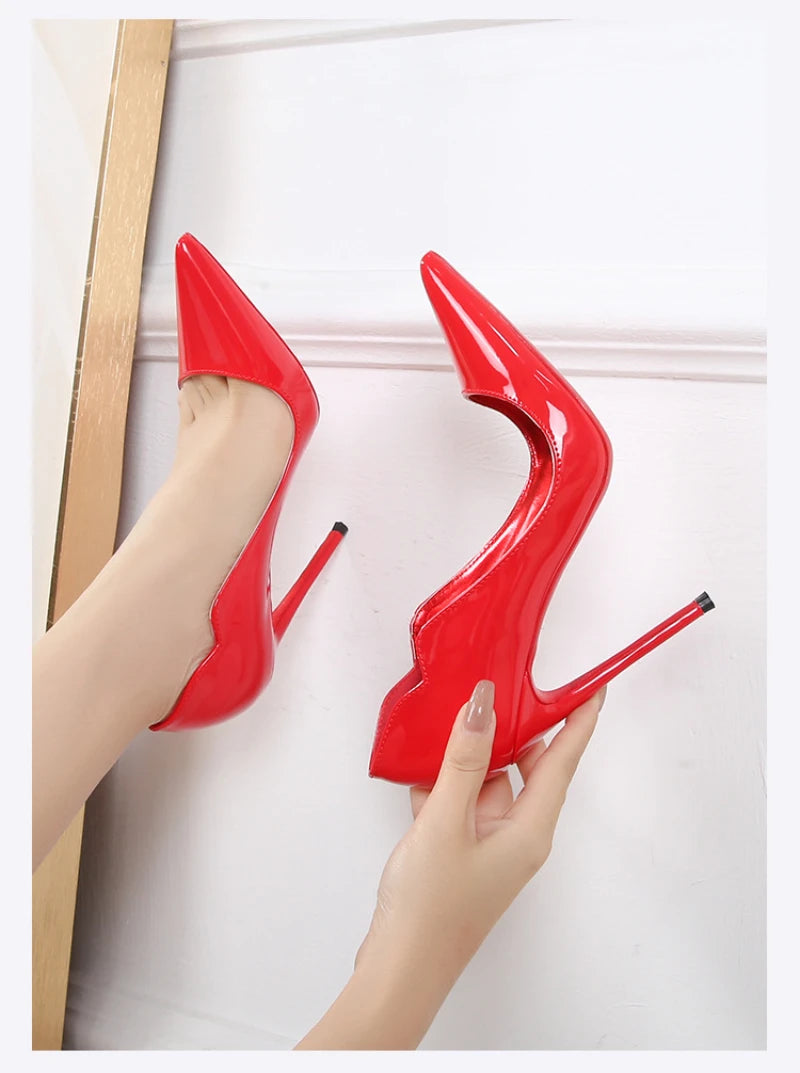 Women’s Black Pointed Toe Stiletto High Heels