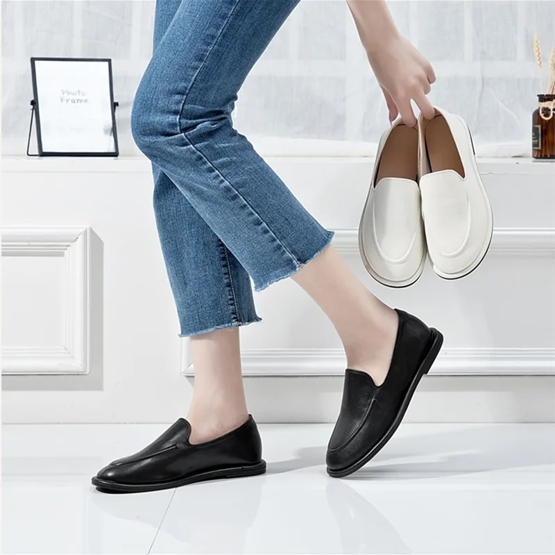 Women's Leather Loafers Genuine – Shop at OWNLUXE