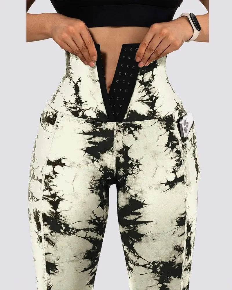 Women’s High-Waist Printed Leggings – Ankle-Length Comfort