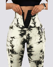 Women’s High-Waist Printed Leggings – Ankle-Length Comfort
