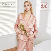 Two-Piece Mulberry Silk Pajama Set (White) – Shop at OWNLUXE