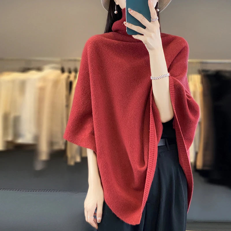 Turtleneck Cashmere Top – Shop at OWNLUXE