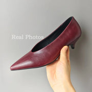 Women's Pointed Toe Retro Pumps – Shop at OWNLUXE