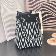 Knit Mini Bucket Bag | OWNLUXE