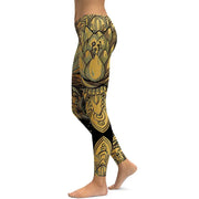 Women’s Ankle-Length Yoga Pants with Elastic Waist