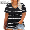 Summer Women Plus Size T Shirts Classic Black White T-Shirt | OWNLUXE