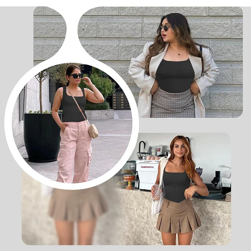 Tummy Control Tank Top Shapewear Seamless Compression Cami