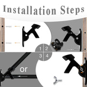 1PC Wall Mounted Mount Telescopic Flag Pole Top House Wall Bracket Base 6Ft Stand Flagpole Collapsible Yard Banner Holder