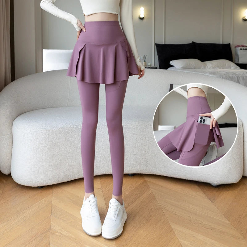 Seamless High-Waist Pocket Yoga Leggings | OWNLUXE