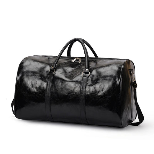 PU Leather Travel Duffle Bag – Lightweight & Spacious Weekender