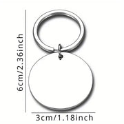 "Dear Mom, I Love You" Stainless Steel Keychain — Gift for Mom | OWNLUXE
