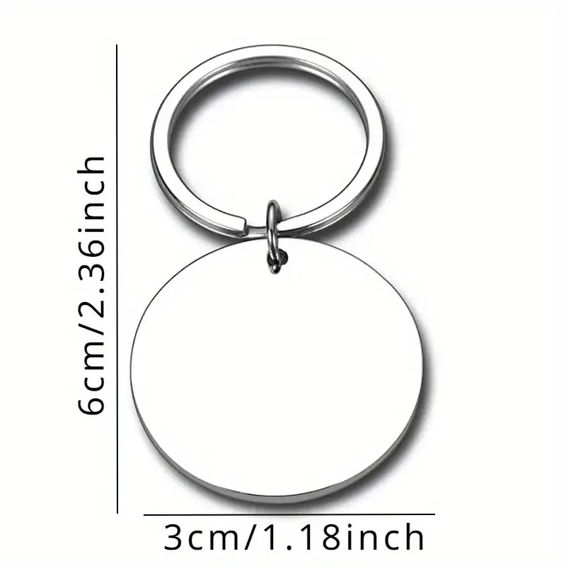 Dear Stainless-Steel Keychain | OWNLUXE