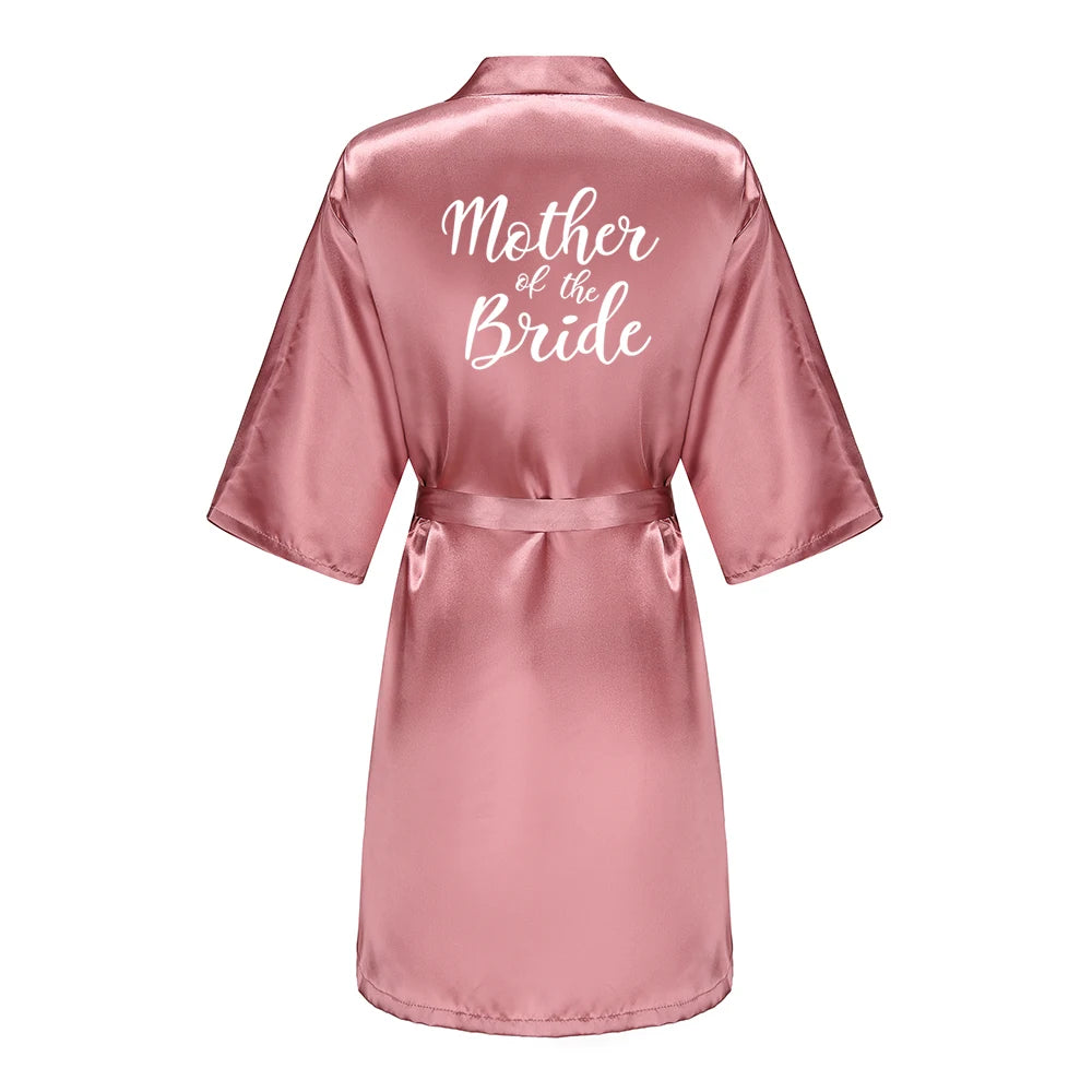 Satin Bridal Robe – Bridesmaid & Wedding Party Bathrobe | OWNLUXE