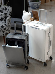 Front-Opening Carry-On Spinner with Laptop Compartment