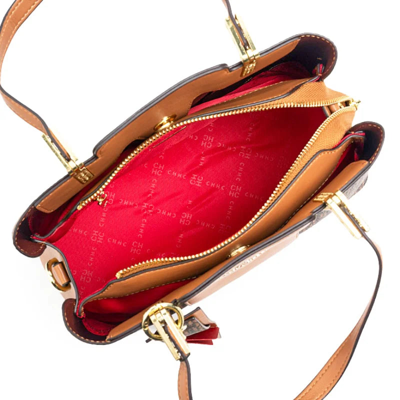 CH Large Capacity Tote Bag – Versatile Letter Design Crossbody | OWNLUXE