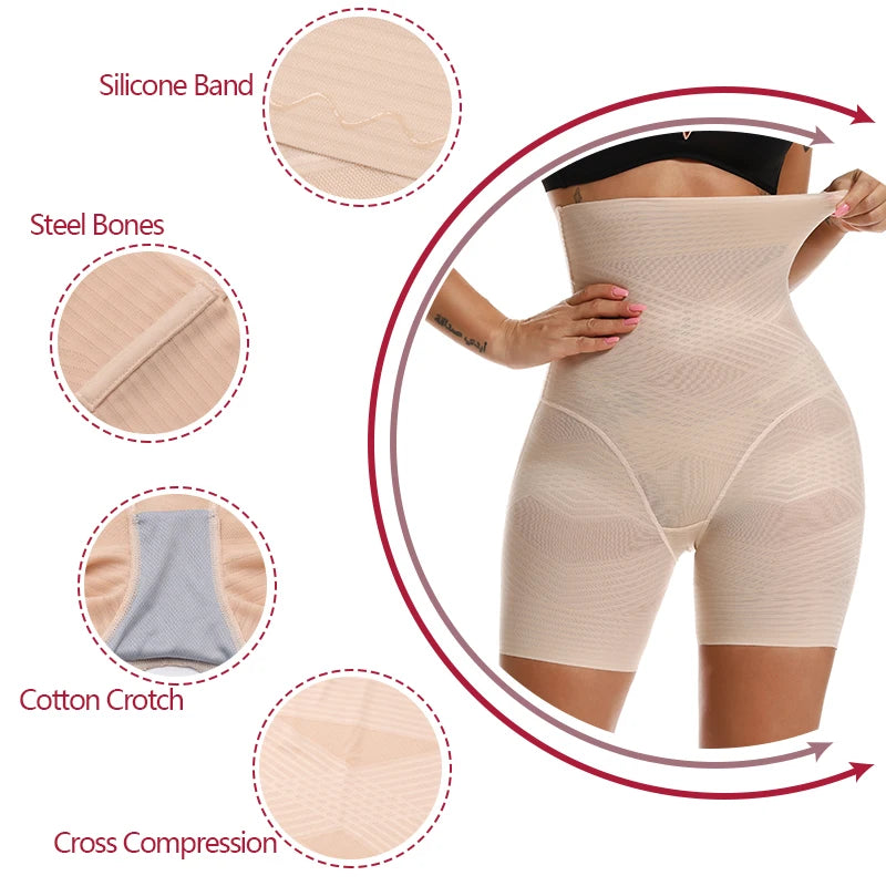 High Waist Tummy Control Panties Thigh Slimmer Shorts