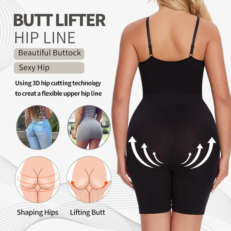 Firm Control Seamless Shaping Bodysuit – Tummy Control & Butt Lift S–3XL | OWNLUXE